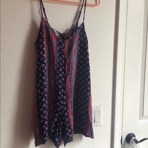 Red White and Blue Romper